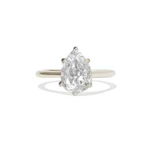 แหวนเพชรเพียร์แล็บโกรว์ ดีไซน์แบบหนามเตย ทองคำแท้ 14K ขนาด 1.7 มม. สไตล์มินิมอล โซลิแทร์ เหมาะสำหรับใส่ทุกวัน เครื่องประดับหรูหรา - Product Image 3