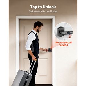 Serratura Elettronica Biometrica con Impronta Digitale, Maniglia Senza Chiave, Blocco Automatico, Codice Monouso, Funzione Anti-Pee, Serrature Intelligenti - Product Image 4