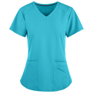 Hot Sale Medical <b>Scrubs</b> Uniforms Womens <b>Scrub</b> <b>Tops</b> Knitted 100% Cotton High-quality Quick Dry OEM Service Hospital Use Women - Product Image 3