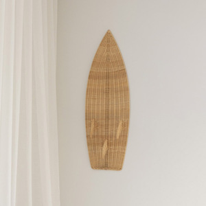 Juguetes de madera de gran calidad para niños, tabla de surf de ratán, juguete con forma de tabla de surf, arte para decoración del hogar inspirada en la playa - Product Image 5