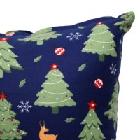 Funda de cojín con diseño navideño impreso, 100% algodón, para decoración del hogar, de la India.