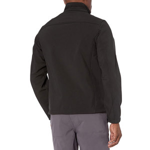 Autumn Winter <b>Men's</b> Softshell <b>Jacket</b> <b>Long</b> Length Stand Custom Logo Design Wholesale Clothing Waterproof Casual High Street Plain - Product Image 1