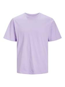 EHWUY Nouveau Modèle T-shirt Vintage Oversize à Manches Courtes en Tissu Dobby Polyester/Coton Écologique Respirant Coupe Classique Homme - Product Image 2