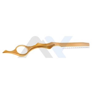 Peine de Acero Inoxidable para Adelgazar el Cabello Facial, Herramienta de Estilismo Dual, Duradera, para Barbería, Salón, Hogar, Cuidado Personal, Texturizador - Product Image 4