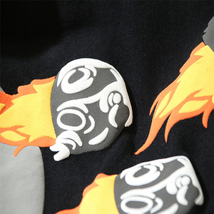 Sweat à capuche personnalisé pour homme avec logo 3D sur le devant, mélange polyester-coton, anti-boulochage, anti-plis, impression par décharge, collection printemps, vente en gros - Product Image 6