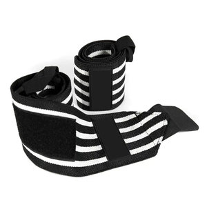 Heavy Duty Cotton/Neoprene Lace-Up Wrist Support Strap for Powerlifting Gym Training Adjustable for Maximum Stability - Product Image 2