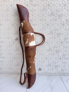 Última Llegada 2026 Bolso de Cuero de Vaca para Rifle, Bolsos Casuales Elegantes y Ligeros con Correa Cruzada, Cierre de Cremallera Clásico Unisex - Product Image 5