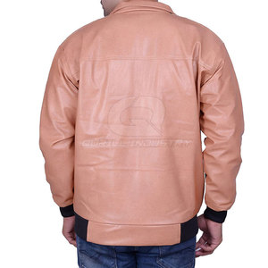 Veste d'hiver en cuir pour homme, couleur et taille personnalisées, décontractée, coupe-vent, respirante, cuir de qualité supérieure, chaleur et durabilité - Product Image 3