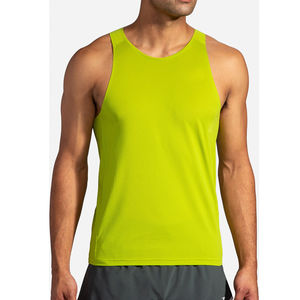 Comfortable Soft Cotton Polyester Fabric Made Tank Tops <b>Men</b> 4 Way Stretch Plain Color Training Workout Vests <b>Singlets</b> <b>For</b> Man's - Product Image 1