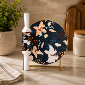 Falah International - Juego de Chakla Belan Duradero de Mármol, Madera y Metal, Hecho a Mano, Premium, Venta al por Mayor, OEM, Ecológico, Chakla Belan 2026 - Product Image 1