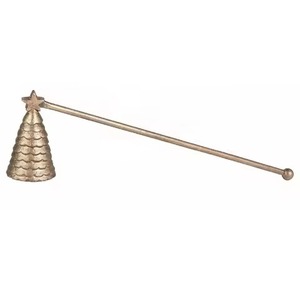 Decorative Metal <b>Candle</b> Snuffer <b>Candle</b> Extinguisher Tool Long Handle <b>Wick</b> Dipper Home Styling Tool - Product Image 1