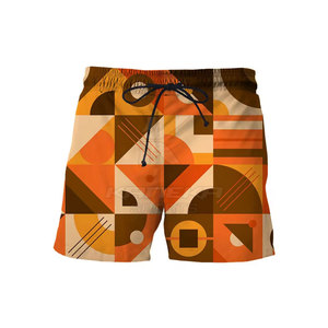 Design Your Own Customized Men Solid <b>Mid</b> Waist Sublimation Shorts 100% Cotton Casual High Quality OEM Service Quick Dry - Product Image 6