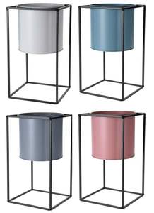 Jardinière en métal résistant à la rouille pour marque privée, idéale pour jardin extérieur, balcon, terrasse – Pot de fleurs décoratif – Vente en gros - Product Image 4