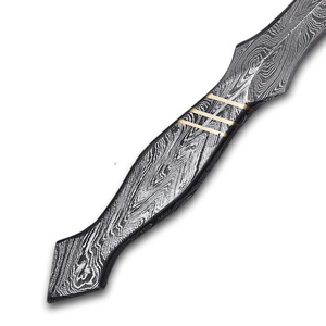 Lame de couteau en acier Damas forgée à la main de haute qualité, pour la fabrication de couteaux, utilisation en extérieur, meilleure matière première - Product Image 2