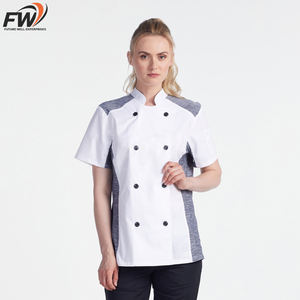 Uniforme de Chef de Manga Corta Unisex, Varios Colores y Estilos, Uniforme de Chef a Precio Económico, Personalizable con Logotipo - Product Image 1