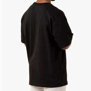 เสื้อยืดออกกำลังกายทรงสปอร์ตผ้าฝ้าย 100% ระบายอากาศดี ไซส์พลัส รุ่นใหม่ล่าสุด สำหรับผู้ชาย ใส่ได้ในช่วงฤดูร้อน ทรงหลวมไหล่ตก ทรงยาวปกติ - Product Image 3