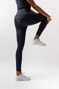 REEDS Women Jodhpurs Breeches High Waist <b>Equestrian</b> Pants Horse Riding Tights Full Seat Knee Patch Custom Stretch Spandex - Product Image 2