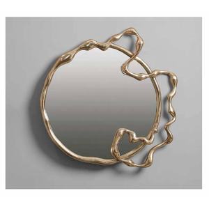 Espejo de pared de Metal entrecruzado de alta calidad, espejo de pared moderno de India, espejo de pared decorativo para dormitorio de tocador de entrada - Product Image 5