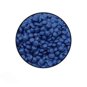 Recycled HDPE Blue Granules Injection Molding & Film Grade Reinforced <b>Plastic</b> Resin <b>Pellets</b> for Bag Applications - Product Image 2