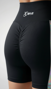 Shorts de sport pour femme, taille haute, respirants, effet push-up, style streetwear, compression, pour le yoga, la gym et le fitness - Product Image 3