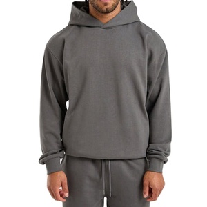 Sweat-shirt à capuche OEM personnalisé, coupe oversize, épaules tombantes, en molleton 100% coton, qualité supérieure, coupe ample - Product Image 1