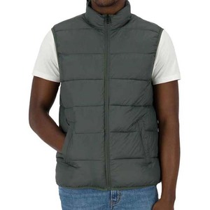 Custom Winter Fashion Stand Collar Thicken Cotton Warm Plain Winter Bubble Coats Padded Puffer Sports Down <b>Vest</b> - Product Image 1