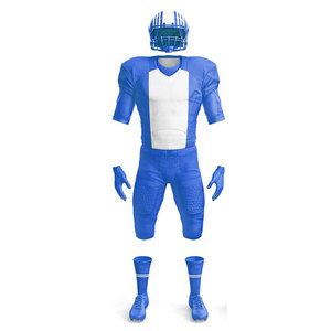 ชุดอเมริกันฟุตบอลคุณภาพสูงแบบใหม่ ผ้าระบายอากาศได้ดี อุปกรณ์กีฬาสำหรับทีม ขายส่งจำนวนมาก สั่งทำแบบซับลิเมชั่นได้ - Product Image 5