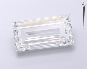 Diamante Cultivado en Laboratorio con Certificación IGI, Corte Baguette de 5.02 CT, Color F, Claridad VVS2, CVD LG 671474424 ROYAL GEMS, Super Joyería - Product Image 2