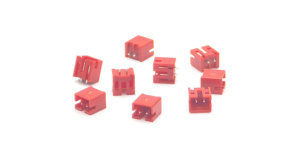 Connecteur à broches pour wafer, pas de 2,0 mm, droit, 2P, rouge, emballage en bobine, matériau PA46 - Product Image 6