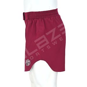 Blaze Fight Wear 2025 pantalones cortos de malla casuales personalizados para hombres High Street respetuosos con el medio ambiente transpirable Fitness Atlético gimnasio entrenamiento sólido - Product Image 1