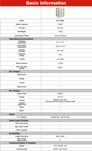 Sistema de Almacenamiento de Energí<span class=keywords><strong>a</strong></span> Solar Híbrido Modular Expandible de Alta Seguridad con Baterí<span class=keywords><strong>a</strong></span> LiFePO4 para el Hogar de 10KWh 15kWh - Product Image 5