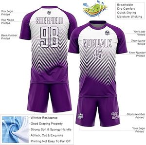 Dernier design, uniforme de football sans manches 100% polyester, nouveau style, logo personnalisé professionnel pour adultes, qualité supérieure, couleur personnalisée - Product Image 5