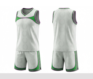 Tenue de basketball en gros pour jeunes, kit d'équipe personnalisé par sublimation, service OEM, vêtements de sport pour hommes et femmes - Product Image 3