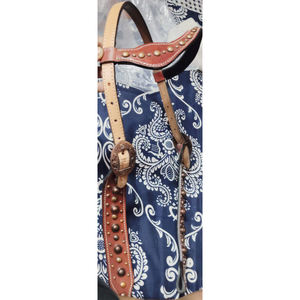 À VENDRE : Ensemble de têtière en cuir Western HARNESS avec plastron et ferrures en acier, 12 $, carte de crédit acceptée - Product Image 6