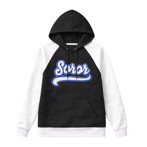 เสื้อฮู้ดแขนราแกลนสีดำแบบสั่งทำพิเศษสำหรับชมรม Zeta Phi Beta  รุ่น 1920  แรงบันดาลใจจากผู้ก่อตั้ง  ชมรมหญิงสาวกรีก  ความเป็นผู้หญิงที่ดีงาม  เสื้อผ้าพรีเมียม - Product Image 3