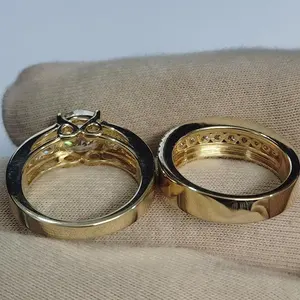 4.30CT Round Brilliant Cut Moissanite <b>Vintage</b> Women's Wedding Engagement <b>Ring</b> Sterling Silver Plated SZ-7 - Product Image 5