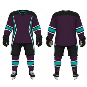 ชุดยูนิฟอร์มฮอกกี้น้ำแข็งผู้ชายคุณภาพดีจากผู้ผลิตชั้นนำ ปรับแต่งได้ตามต้องการ ขายดี กำลังเป็นที่นิยม ชุดยูนิฟอร์มฮอกกี้น้ำแข็งสำหรับผู้ชายและผู้หญิง - Product Image 4