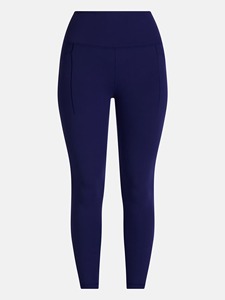 Nouveau pantalon capri de yoga transfrontalier en Spandex/Polyester brossé, motif uni, taille haute, amincissant, respirant et à séchage rapide - Product Image 1