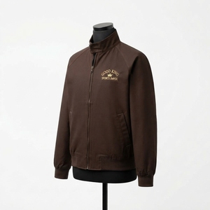 Dernier style, veste sportive décontractée d'hiver, style urbain, avec logo frontal, respirante, coupe-vent, en polyester/nylon - Product Image 2