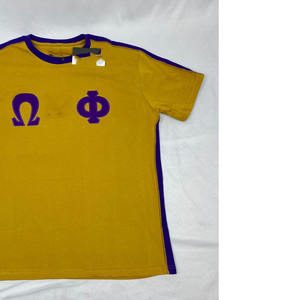 เสื้อยืดคอกลมแขนสั้นผู้ชาย ผ้าฝ้าย 100% สีพื้น โอเมก้า พีเอสไอ ฟี ทรงปกติ ระบายอากาศได้ดี น้ำหนัก 220 กรัม ผลิตตามสั่ง โรงงาน ODM - Product Image 3