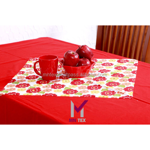 Mantel de tela de algodón en forma de rectángulo teñido en hilo lavable para banquetes, fiestas en hoteles y decoración del hogar - Product Image 3