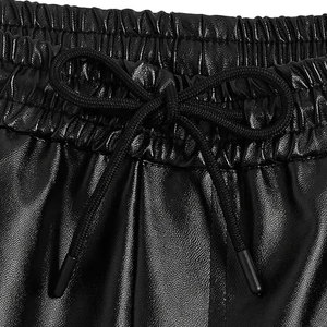 Designer Leather <b>Shorts</b> For Men Modern Fashion Fit Soft Durable Material Perfect For Casual Streetwear And Weekend Outfits - Product Image 6