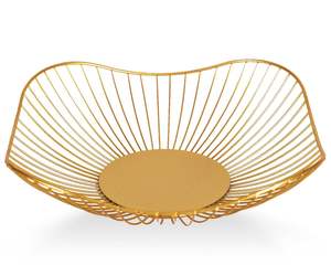 Panier à fruits contemporain en fil métallique conçu pour compléter les thèmes d'intérieur de cuisine modernes - Product Image 3