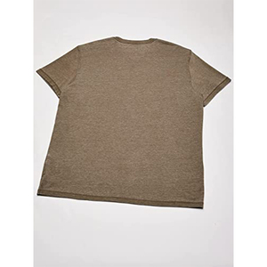 T-shirt pour homme à col en V et manches raglan, couleur unie, tissu jersey à séchage rapide, coupe classique, vêtements décontractés, gris - Product Image 6