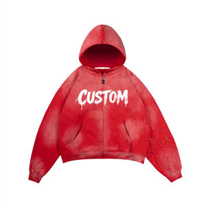 Vente en gros de sweats à capuche en polaire confortables, pull à capuche en polaire 320 GSM pour l'hiver, marques de streetwear de détail - Product Image 3