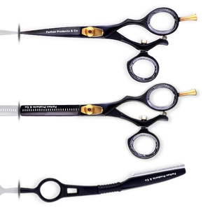 8.5 pouces personnalisé japon acier inoxydable cheveux ciseaux de coupe droite salon professionnel ciseaux de coiffeur - Product Image 3