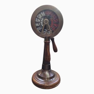 Télégraphe marin décoratif de style vintage, décoration intérieure moderne pour la maison, télégraphe nautique artisanal en forme de moteur de bateau - Product Image 2