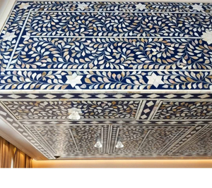 Mesa de centro de lujo para sala de estar, estilo tradicional, muebles con incrustaciones antiguas de alta demanda, Panel de madera, venta mundial - Product Image 4