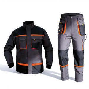 Vêtements de travail pour hommes, combinaison de mécanicien, salopette, veste de travail, pantalon, vêtements de sécurité pour la construction, uniformes de travail, tenue de travail - Product Image 1