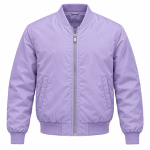 Veste bomber pour homme, style streetwear, tissu confortable, fermeture éclair, poches latérales, service OEM. - Product Image 2